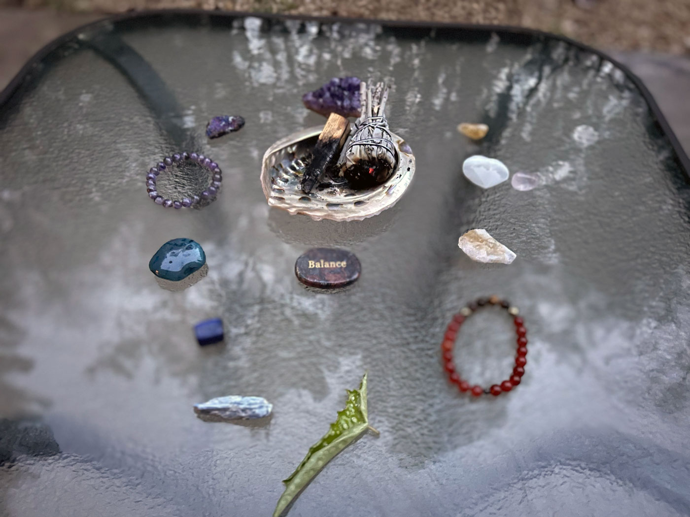 Woman viewing Cosmic By Design's Website